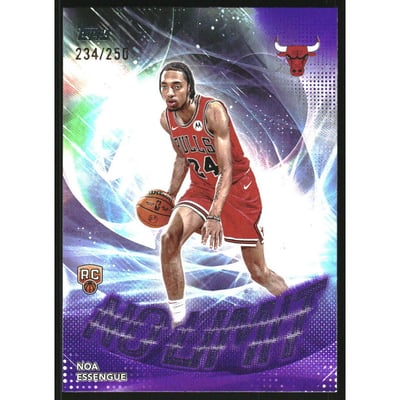 2025-26 Topps No Limit Purple Rainbow #NL12 Noa Essengue