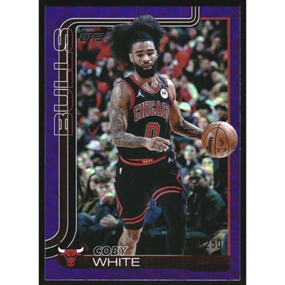 2025-26 Topps Purple Rainbow #34 Coby White