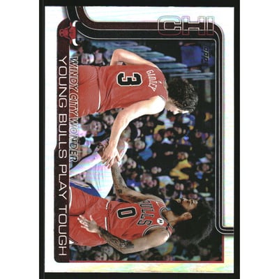 2025-26 Topps Rainbow Foilboard #277 Windy City Wonder/Josh Giddey/Coby White