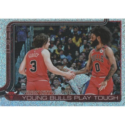 2025-26 Topps Sandglitter #277 Windy City Wonder/Josh Giddey/Coby White
