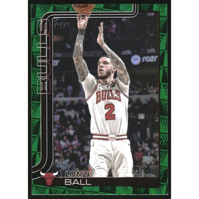 2025-26 Topps Season Tip Off Green Foilboard #39 Lonzo Ball