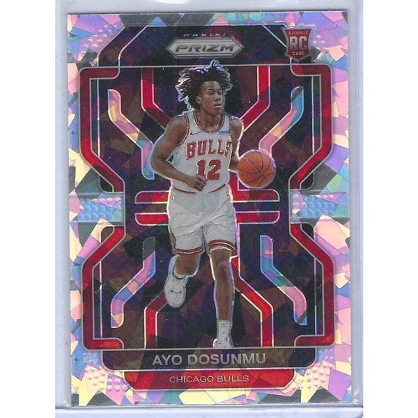 Ayo Dosunmu 2021-22 Panini Prizm Silver Cracked Ice Prizm Rookie 