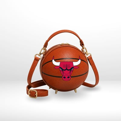 Chicago Bulls by Jill Martin Basketball Crossbody Fan Bag