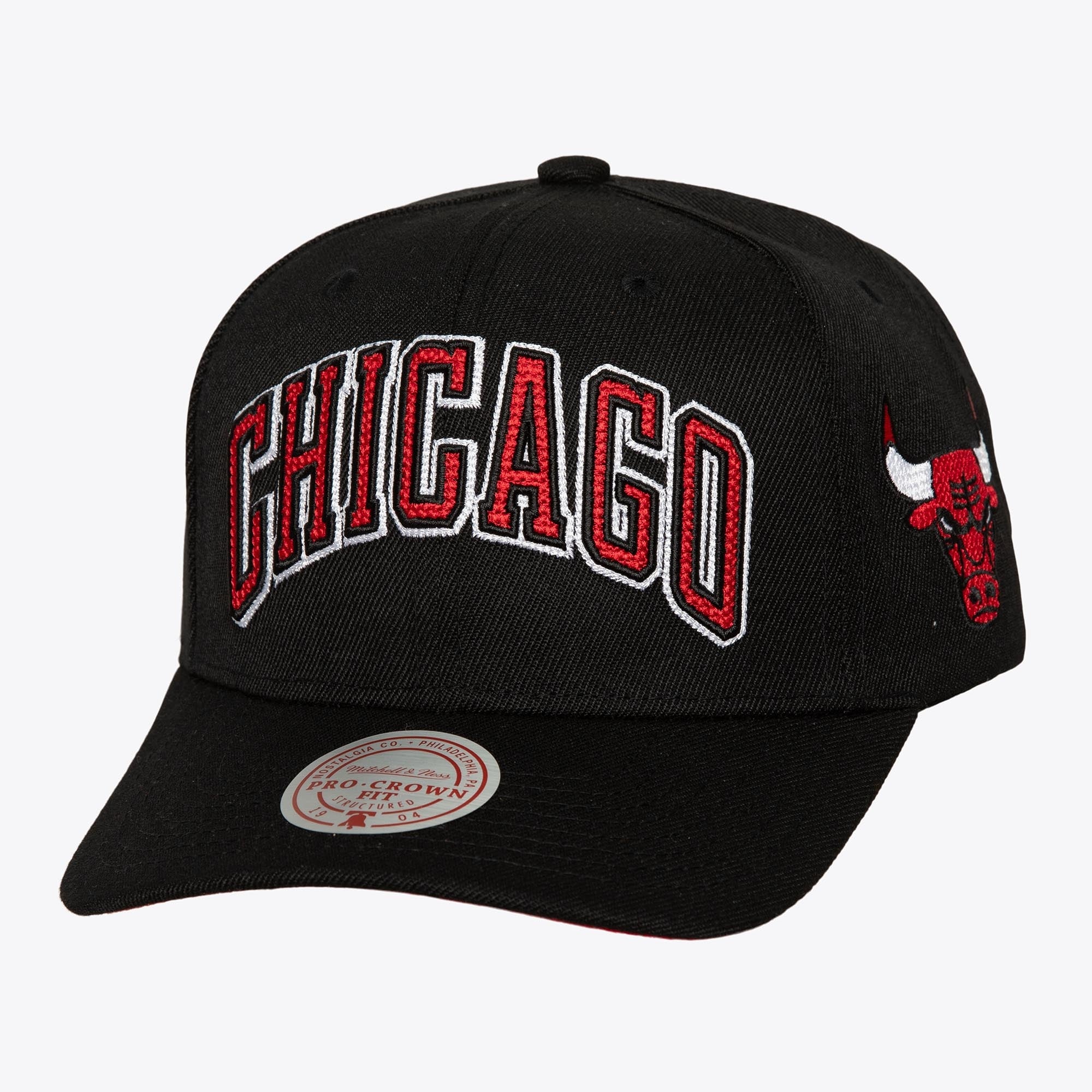 Chicago Bulls Black Chain Gang Pro Crown Snapback Hat
