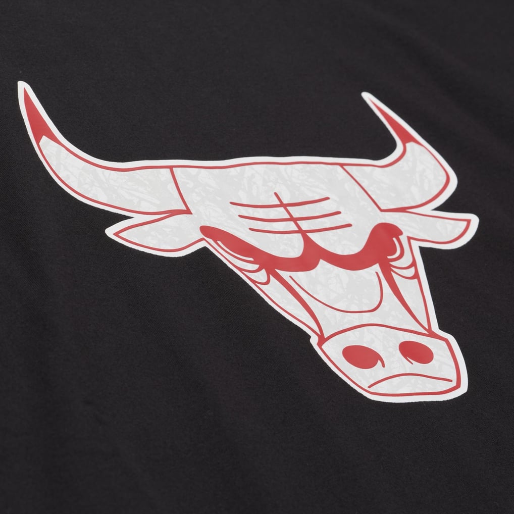 Chicago Bulls Black Ghosted T-Shirt