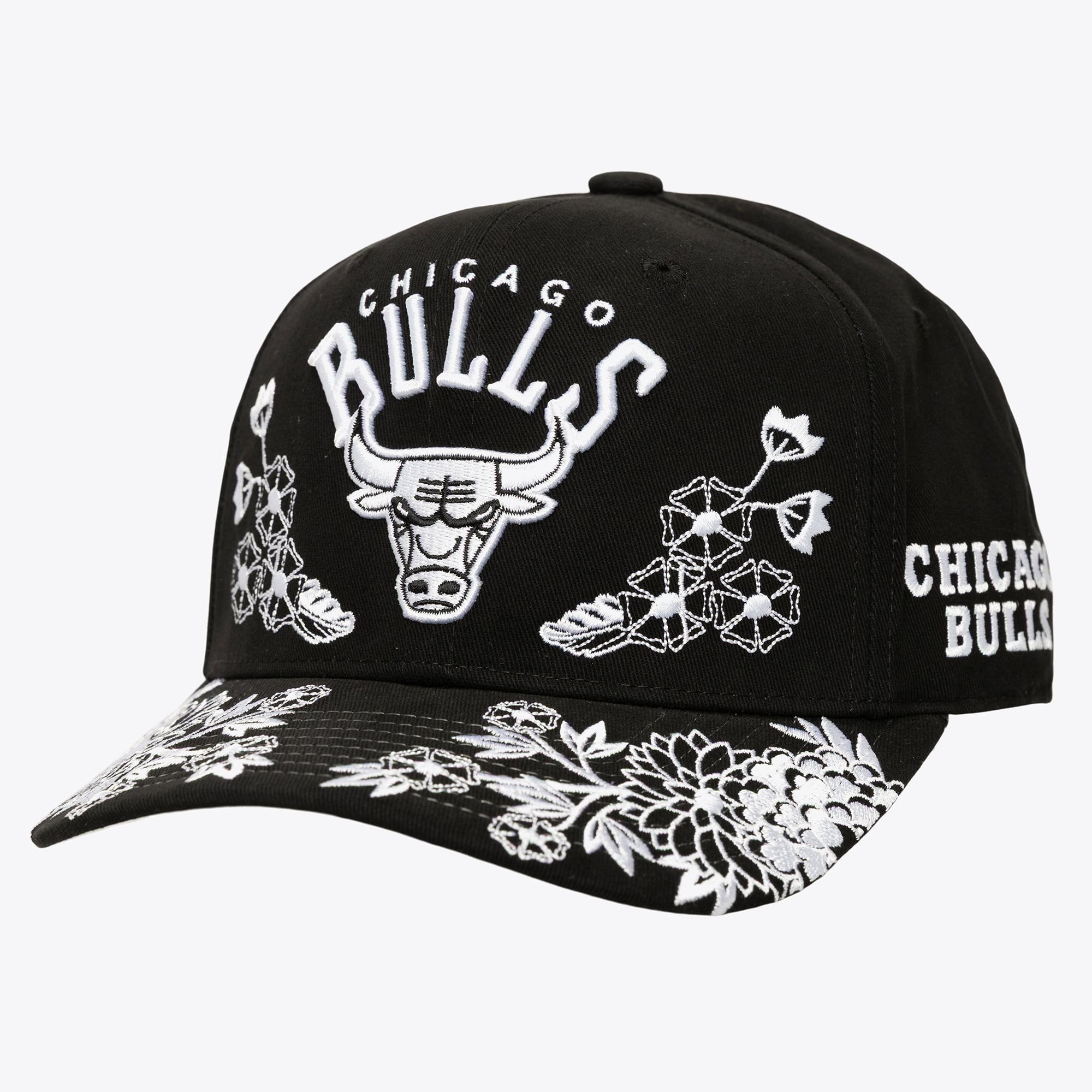 Chicago Bulls Black Morning Haze Pro Crown Snapback Hat