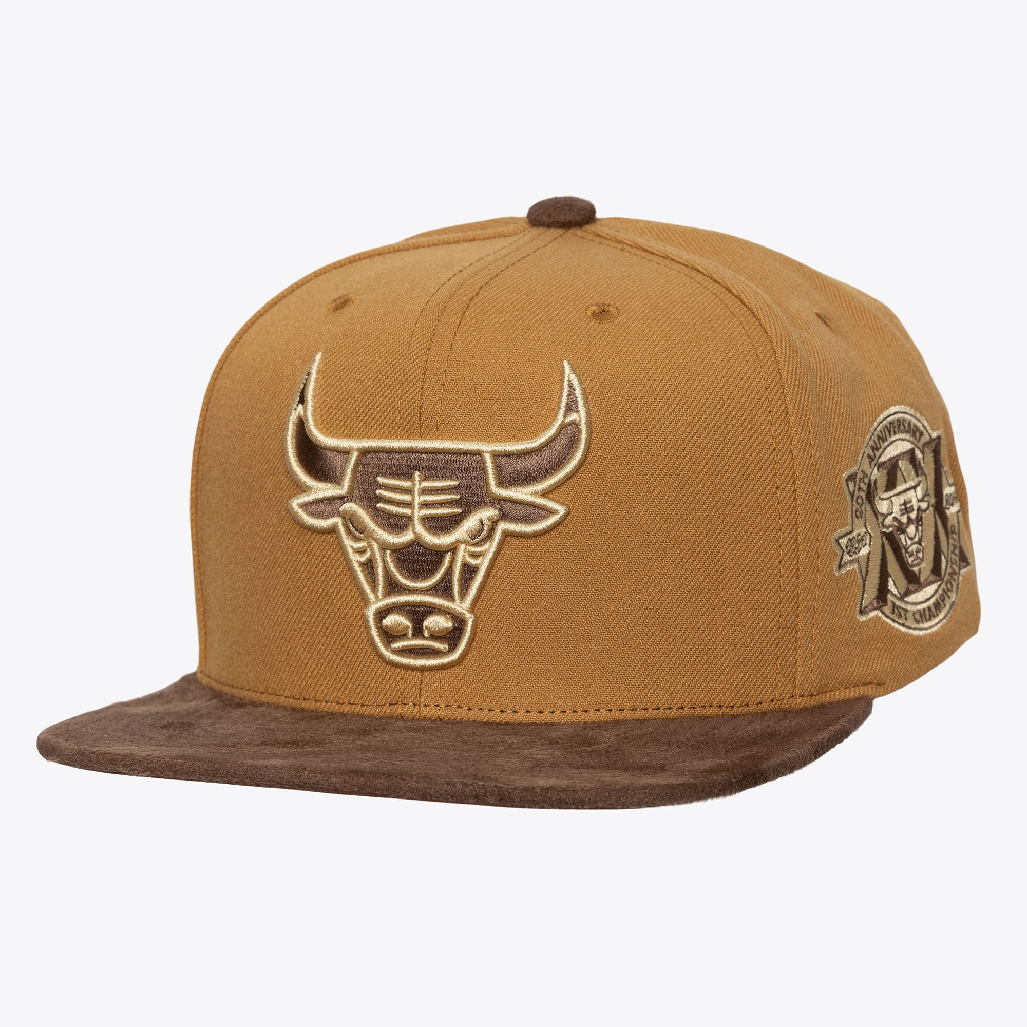 Chicago Bulls Brown Coffee Strapback Hat