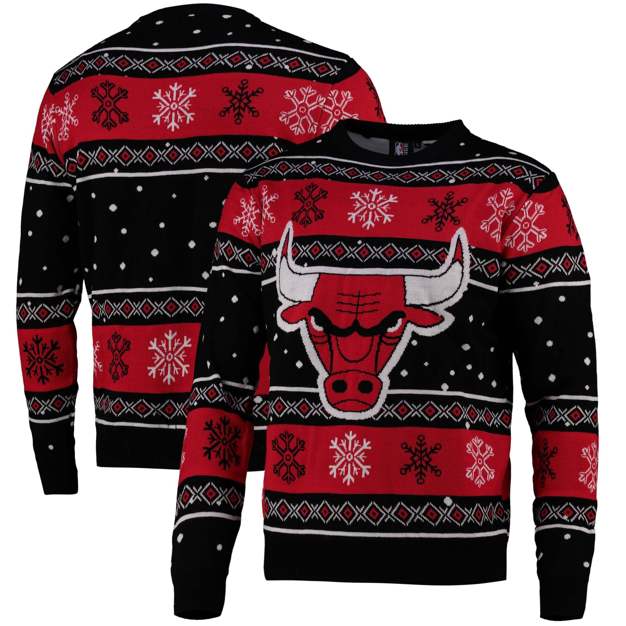 Chicago Bulls Chicago Bulls Festive Fairisle Jumper Mens chicago-bulls-chicago-bulls-festive-fairisle-jumper-mens