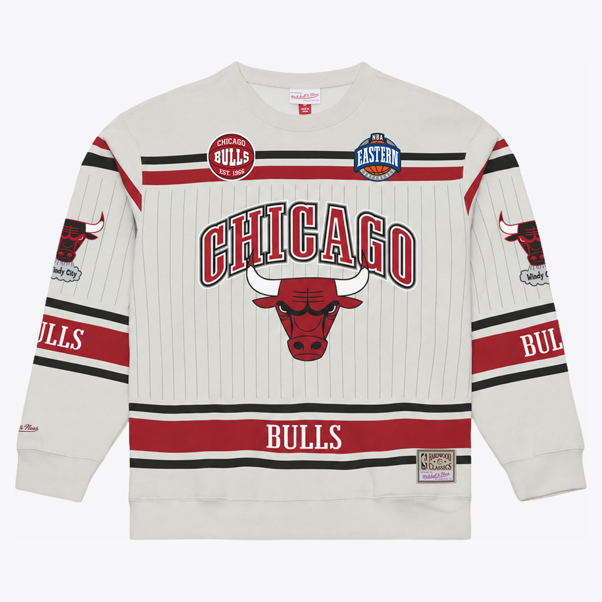 Chicago Bulls Gray Too Maxxed Fleece Sweatshirt