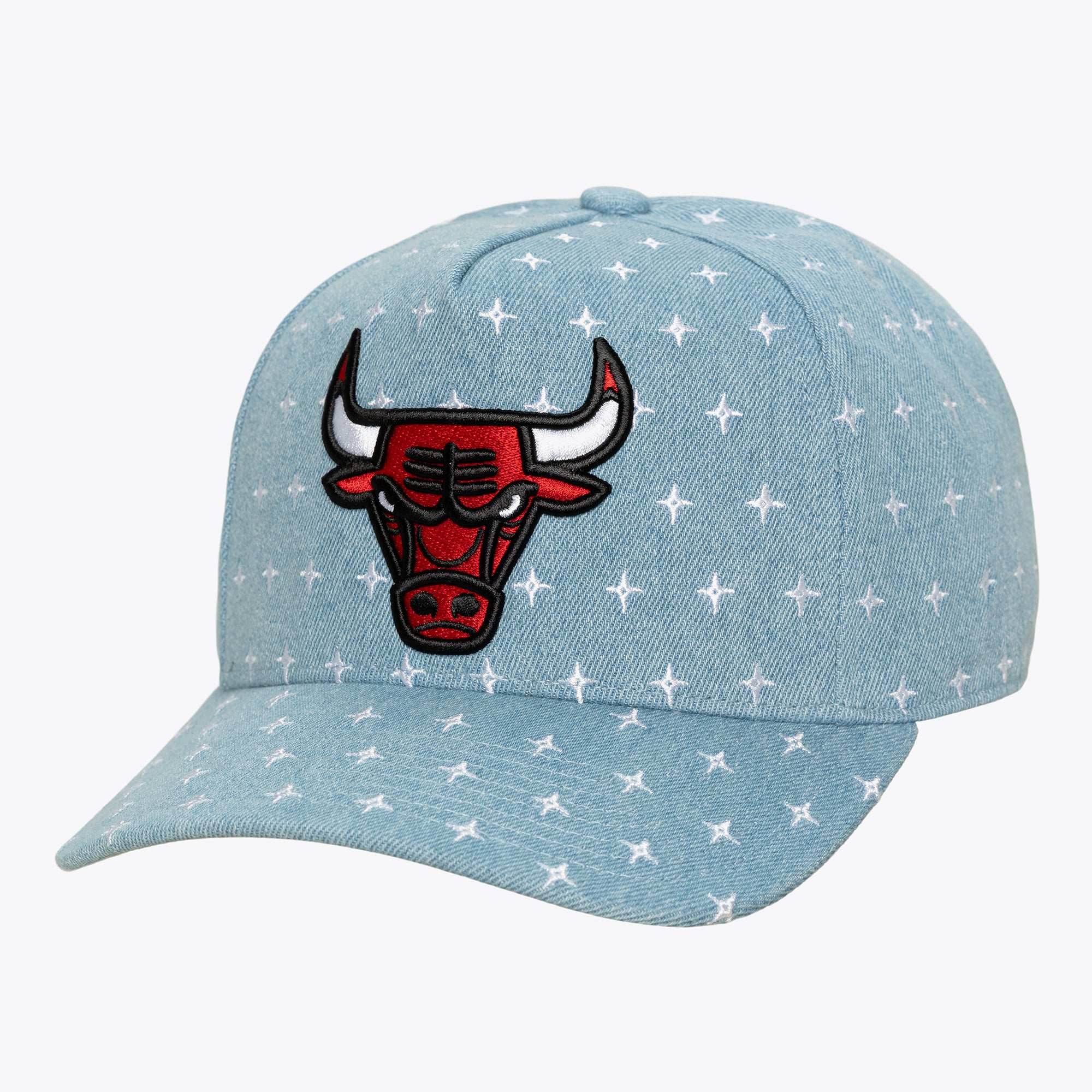 Chicago Bulls Light Blue Seeing Stars Pro Pinch Snapback Hat