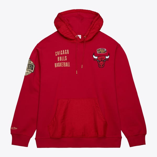 Mitchell & Ness シカゴ・ブルズ チームOG 2.0 フリース フーディー 