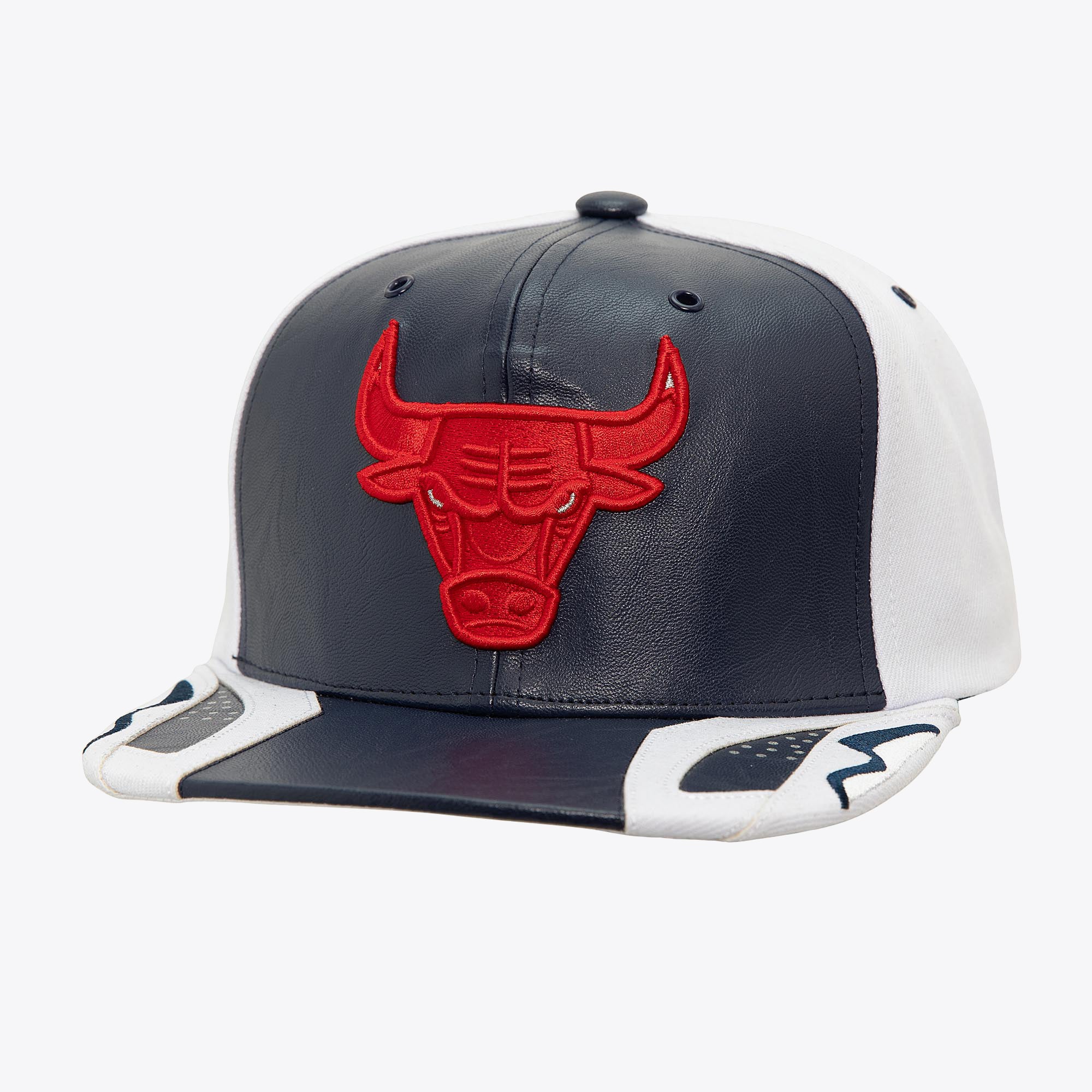 Chicago Bulls Navy/White Day Six Snapback Hat