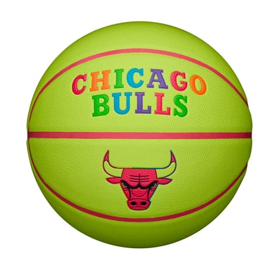 Chicago Bulls NBA Team Neon Basketball