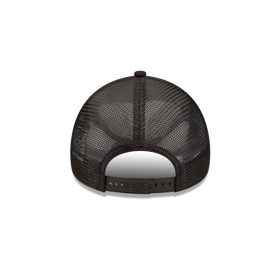 Cappellino New Era 9FORTY Chicago Bulls – Nero, Taglia Unica, Strapback, Visiera Curva