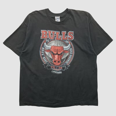 Chicago Bulls Pro Player 1996 T-shirt - Black - 2XL by Fanatics Real Vintage