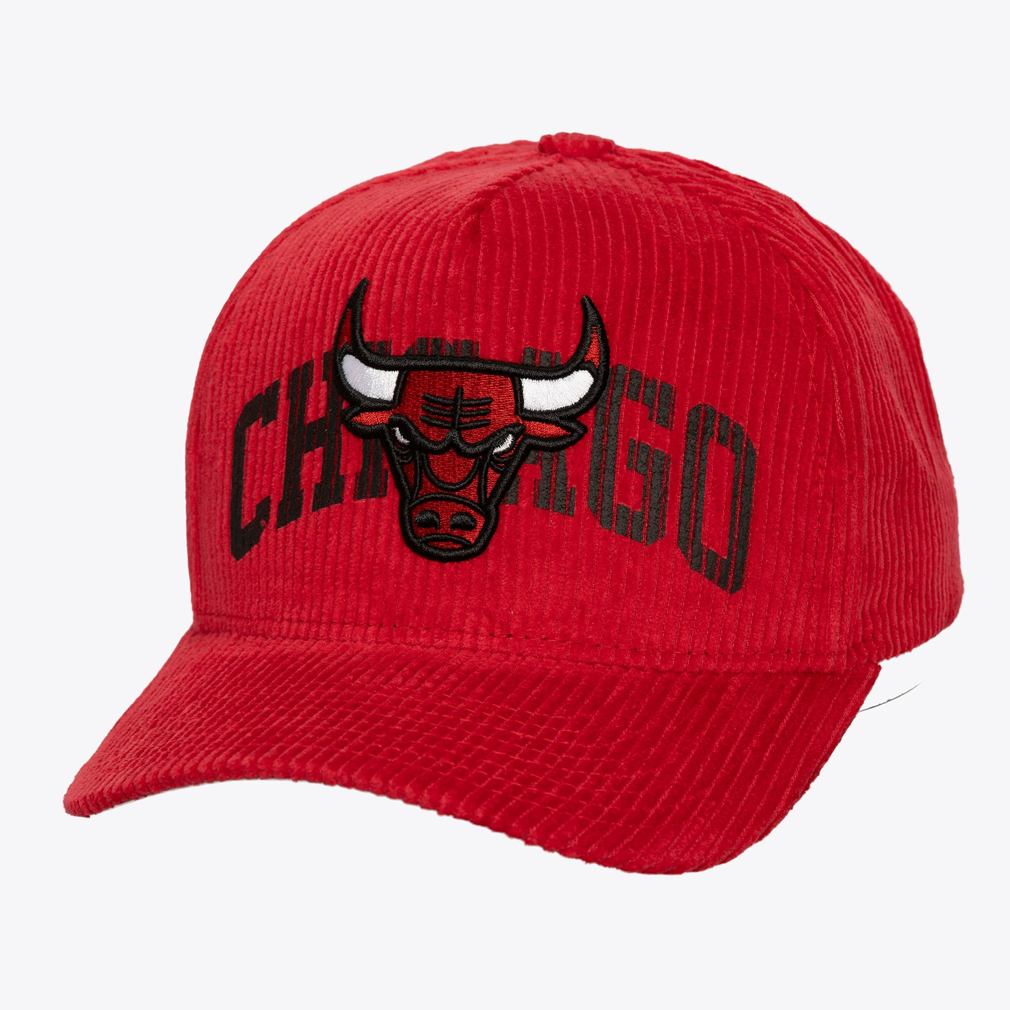 Chicago Bulls Red Arch Stamp Pro Pinch Snapback Hat