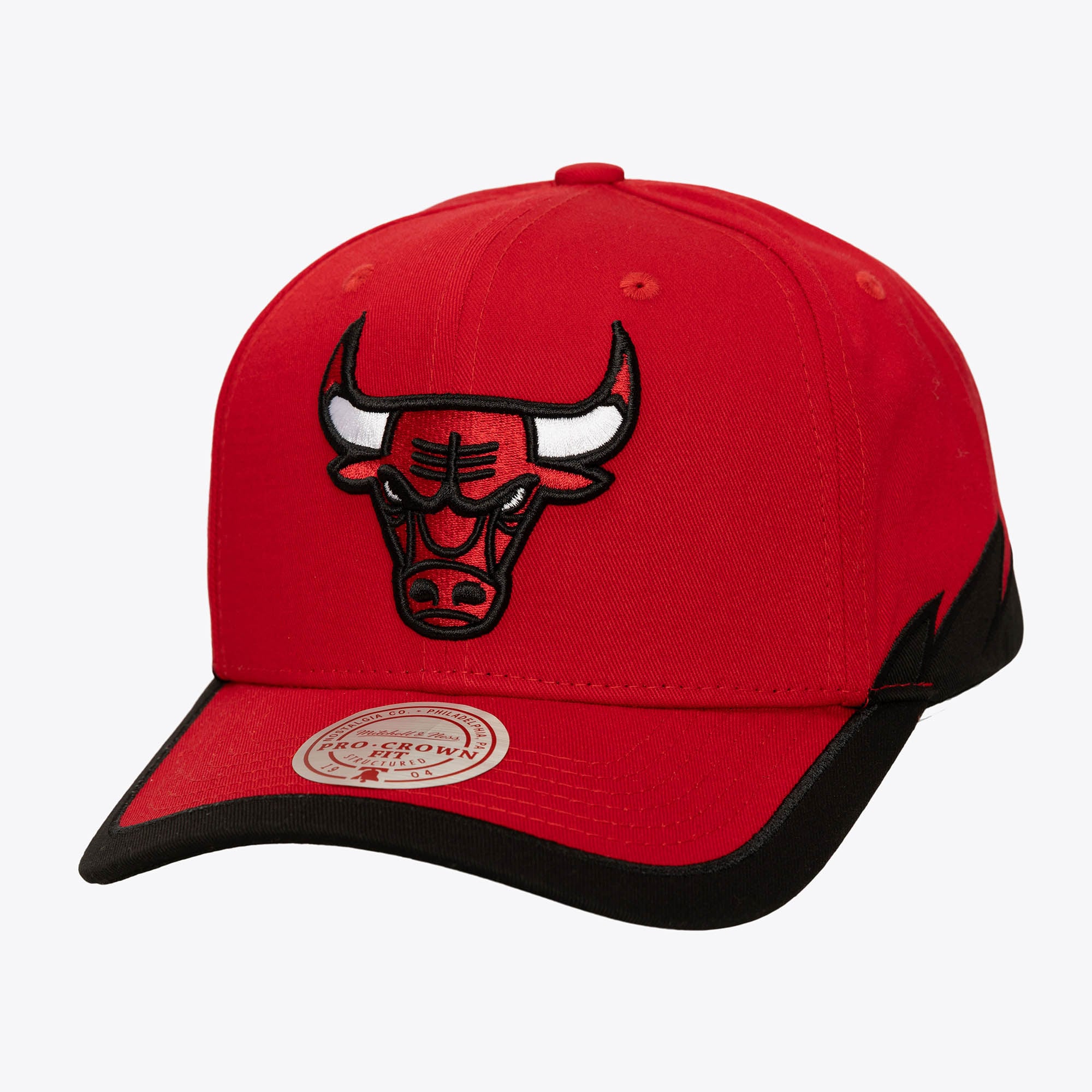 Chicago Bulls Red Color Up Pro Crown Snapback Hat