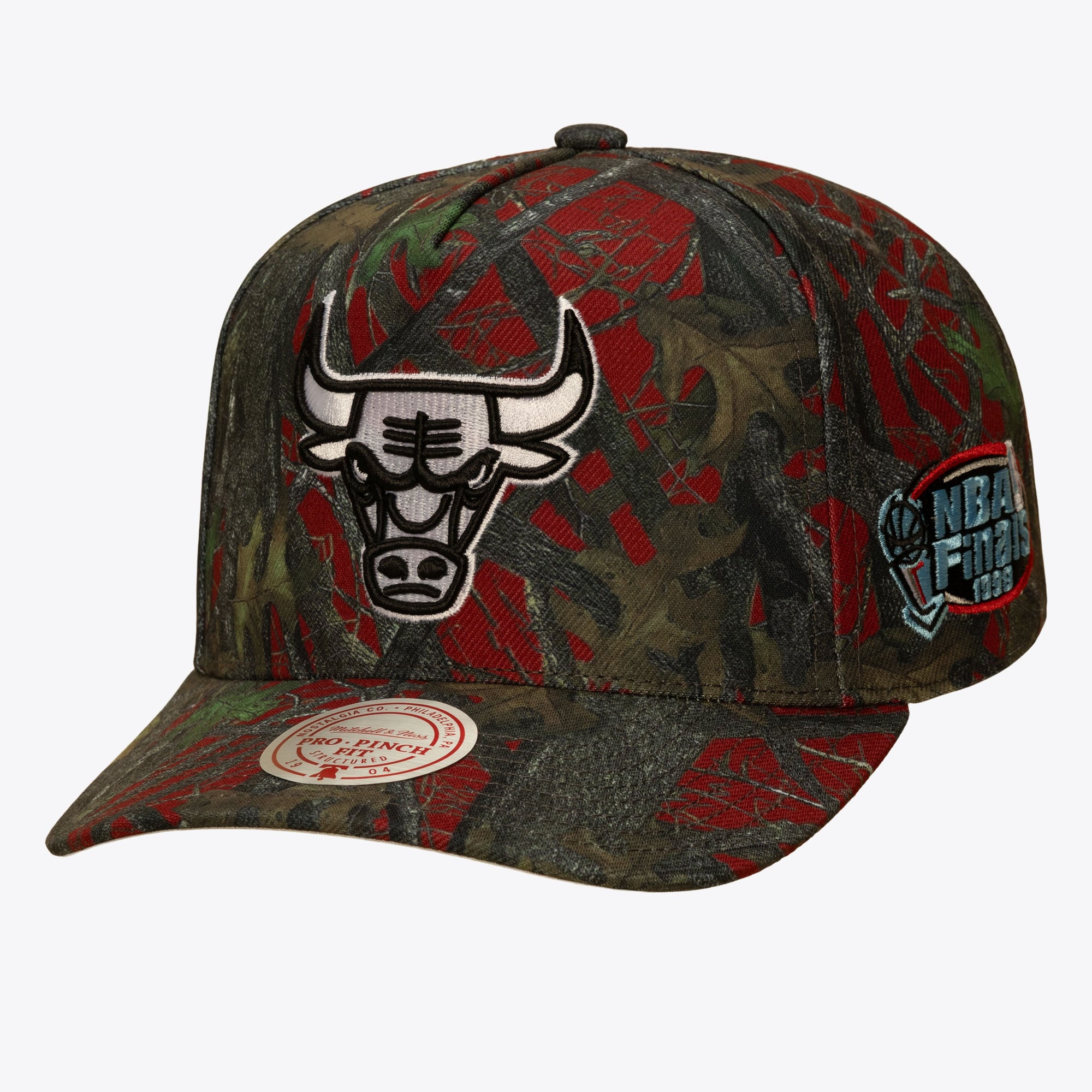 Chicago Bulls Red Quiet Blaze Pro Pinch Snapback Hat