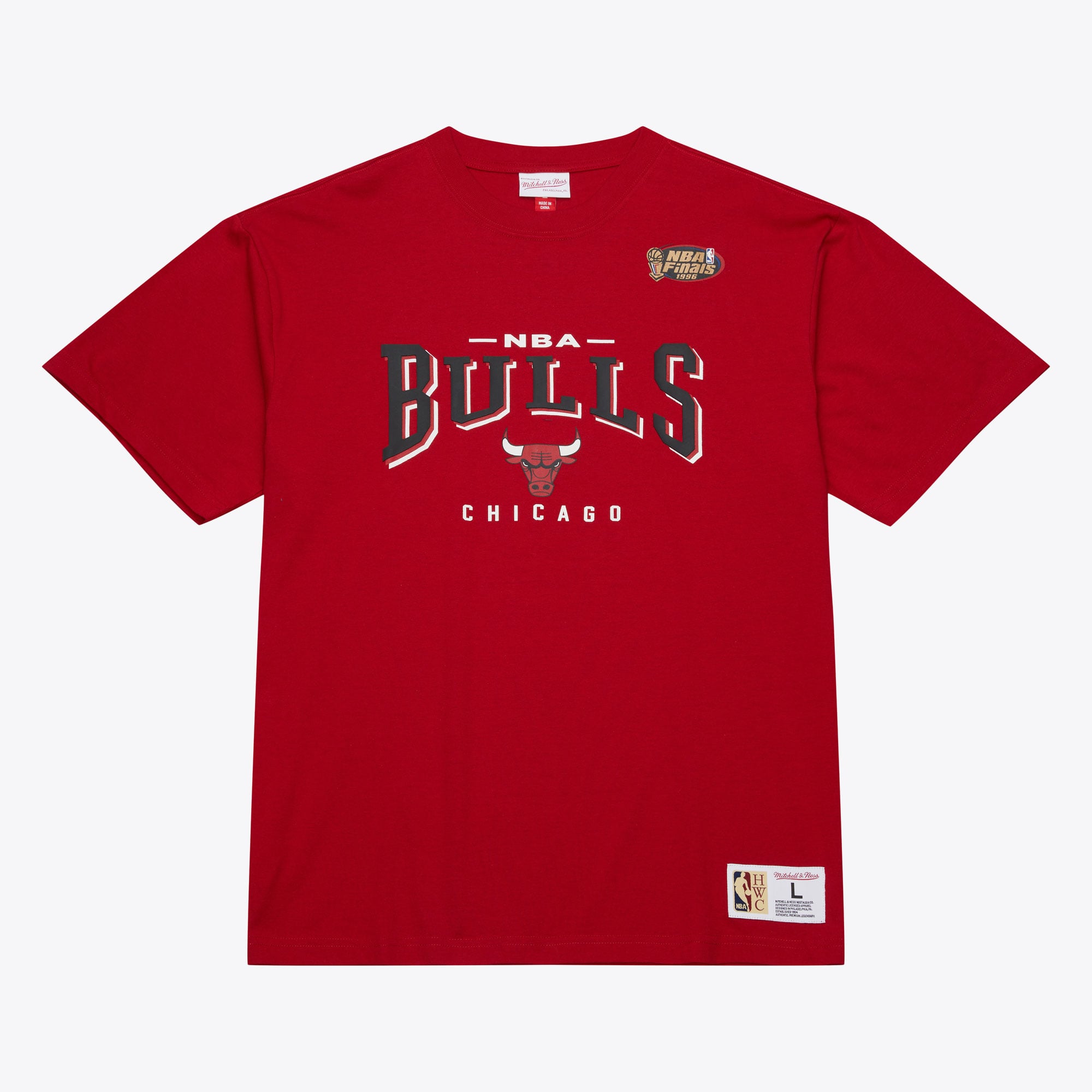 Chicago Bulls Red Vintage Logo T-Shirt