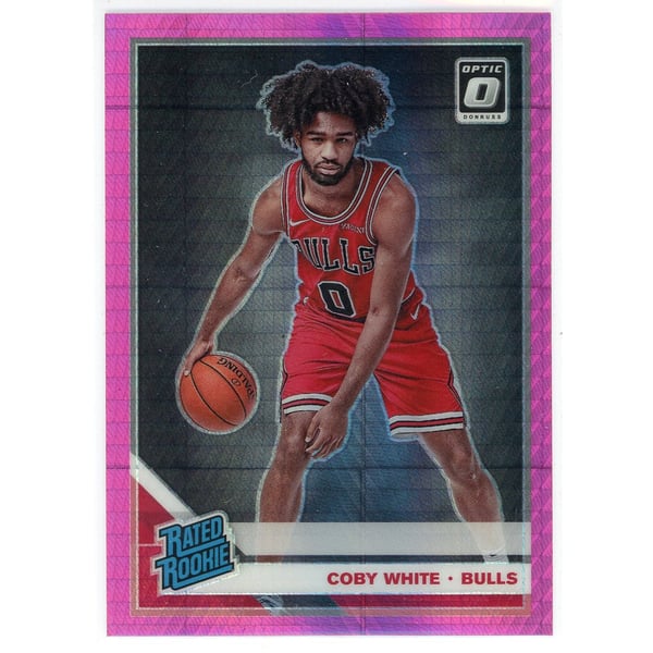 Coby White 2019-20 Panini Donruss Optic Pink Hyper Prizm Rookie 