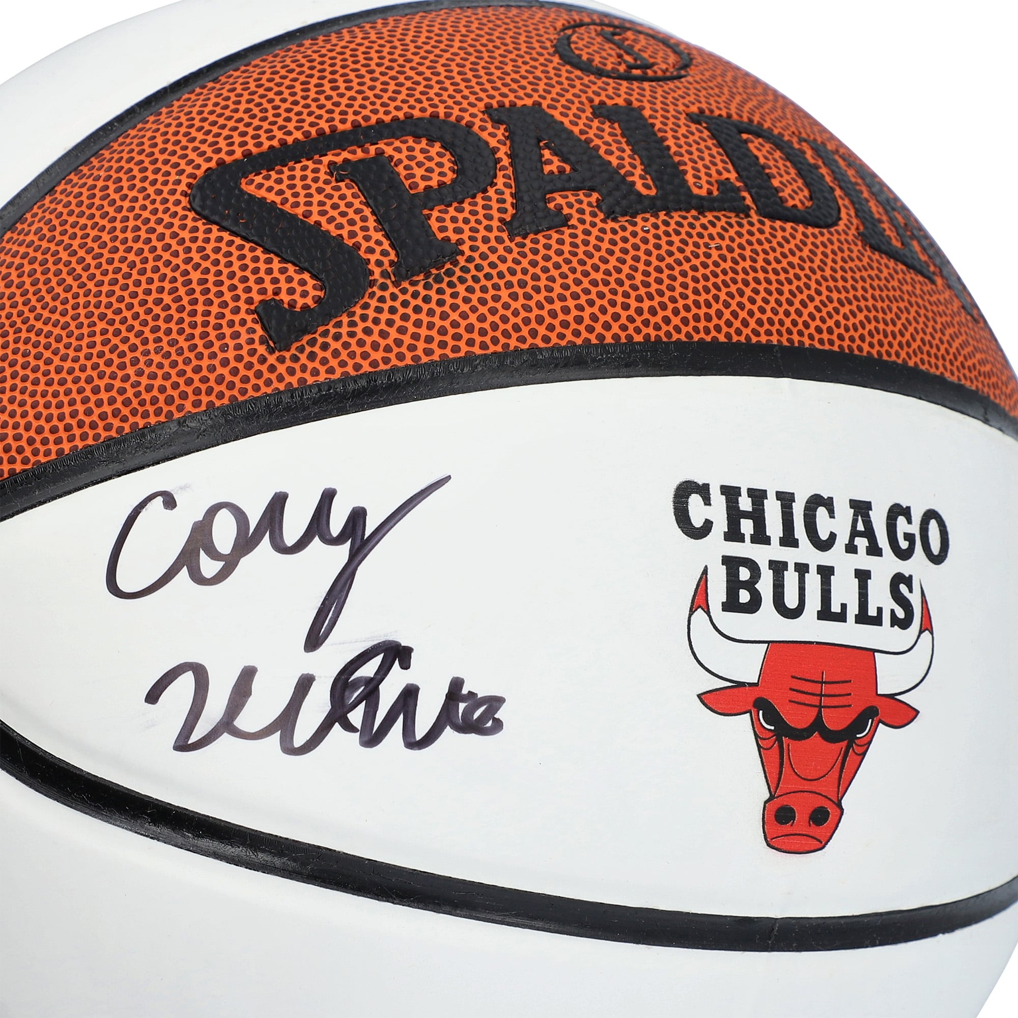 Coby White Chicago Bulls Fanatics Authentic Autographed Spalding