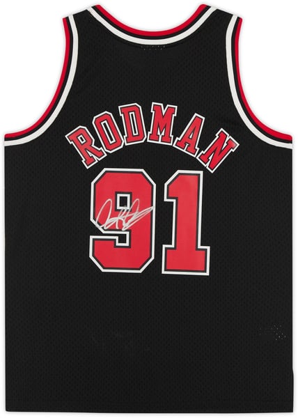 Fanatics Authentic シカゴ・ブルズ デニス・ロッドマン 直筆サイン 