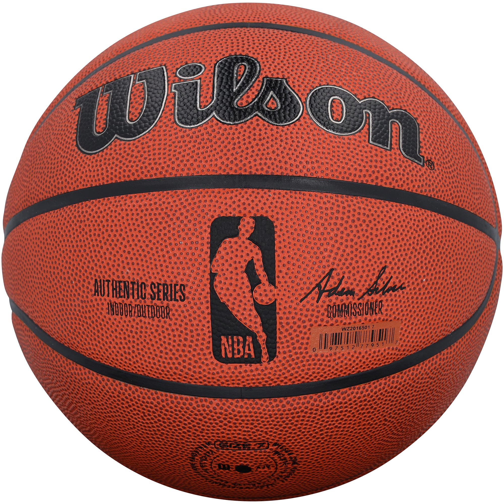 Ballon de basket-ball Wilson Authentic Series autographié par Dennis Rodman des Chicago Bulls (intérieur/extérieur) avec plusieurs inscriptions - Édition limitée n° 5/5
