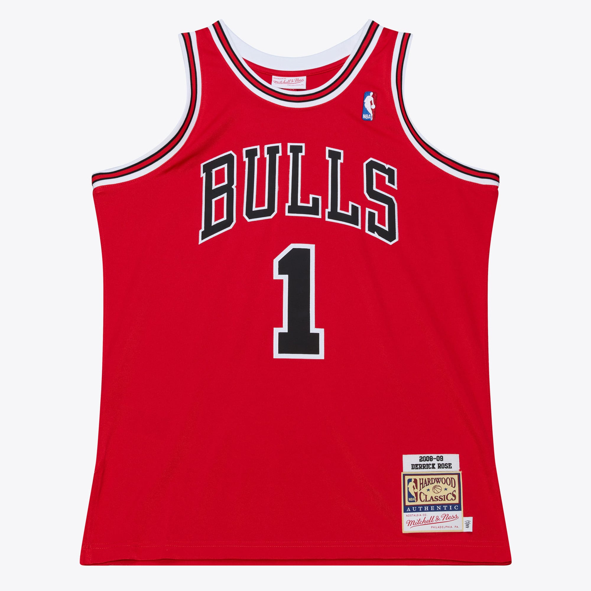 Derrick Rose Chicago Bulls 2008-09 Red Authentic Jersey