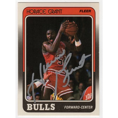 Horace Grant Memorabilia, Autographed Horace Grant Collectibles 