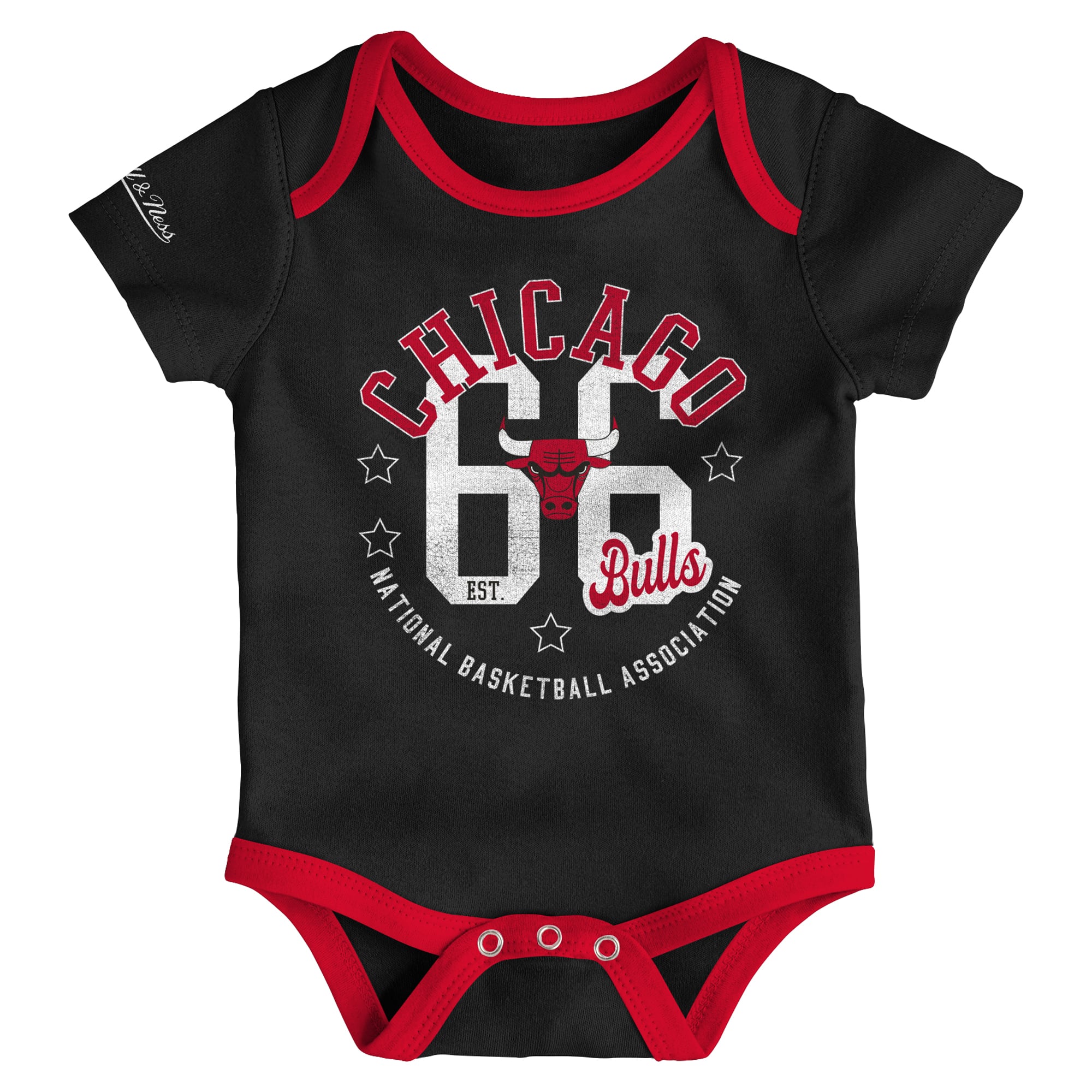 Ensemble de 3 bodies Mitchell & Ness Chicago Bulls pour bébé