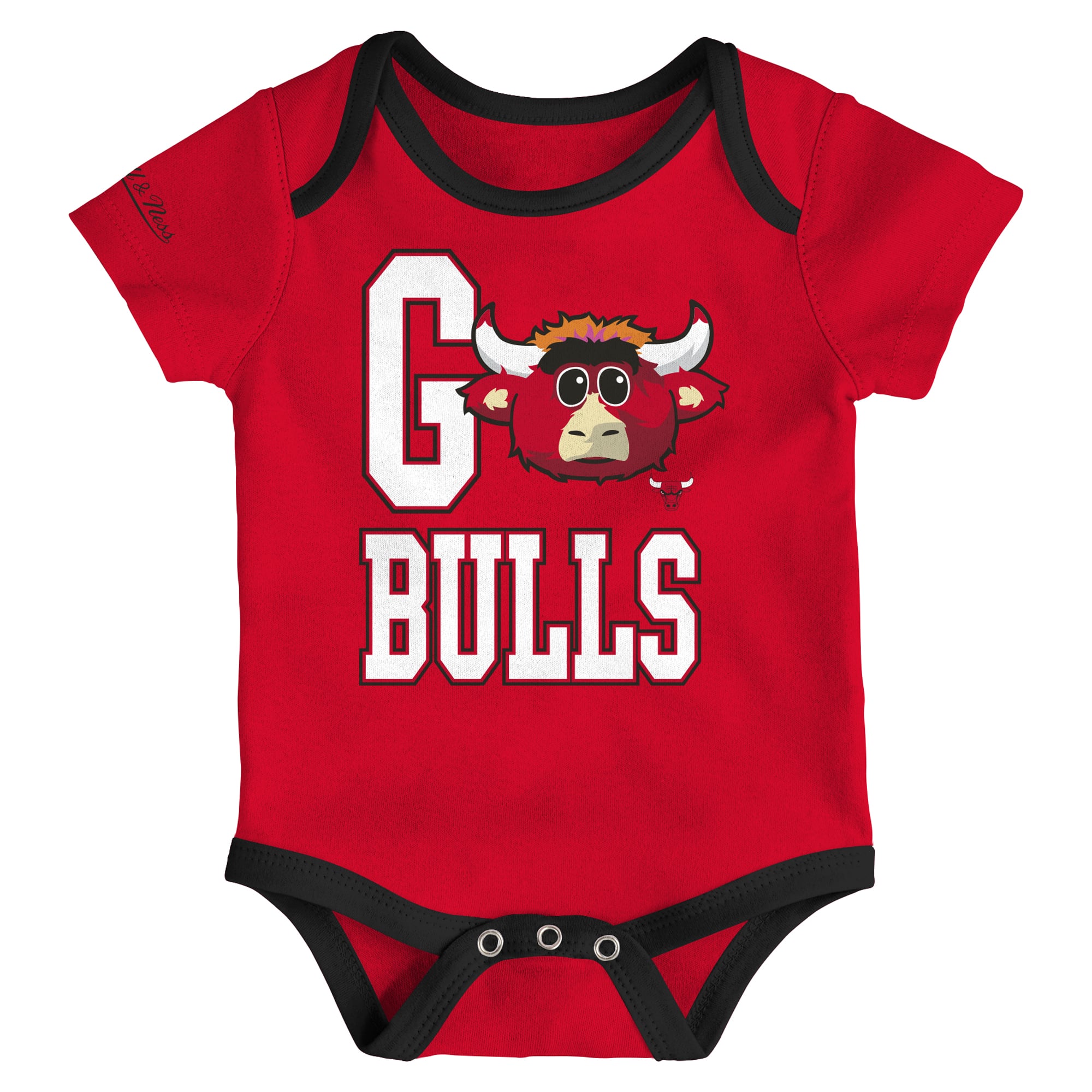 Ensemble de 3 bodies Mitchell & Ness Chicago Bulls pour bébé