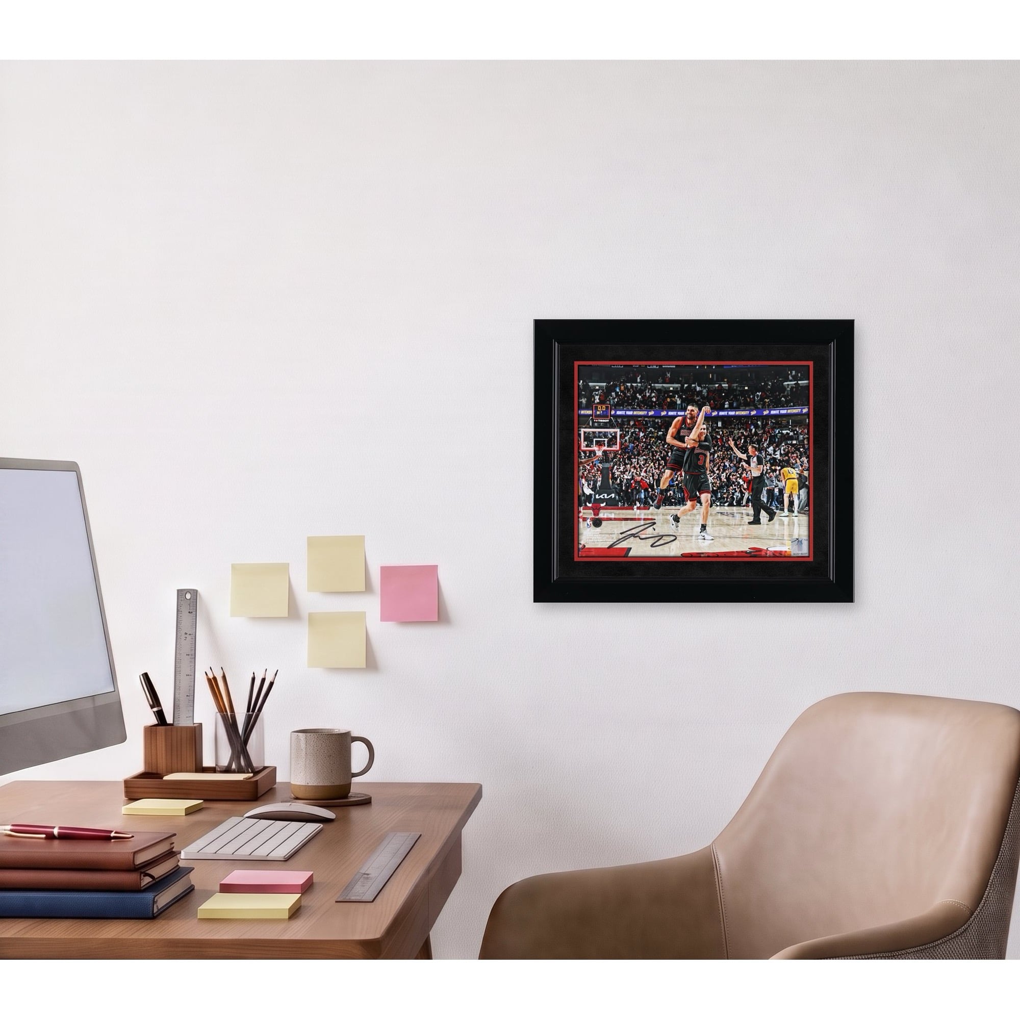 Josh Giddey Chicago Bulls Autographed 8" x 10" Game Winner vs. Lakers Photograph