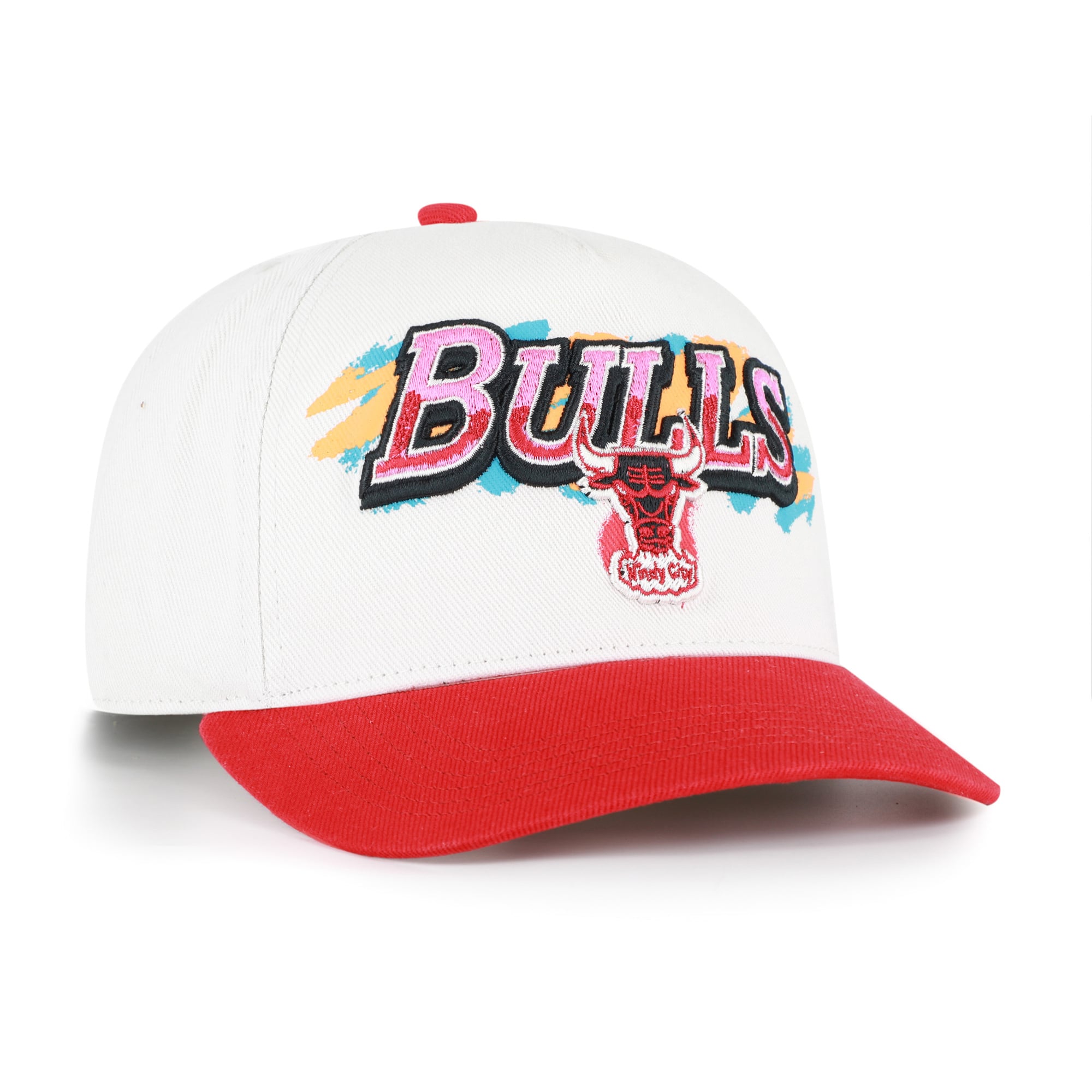 Casquette ajustable Chicago Bulls « City Paint Hitch » crème pour homme, modèle 47