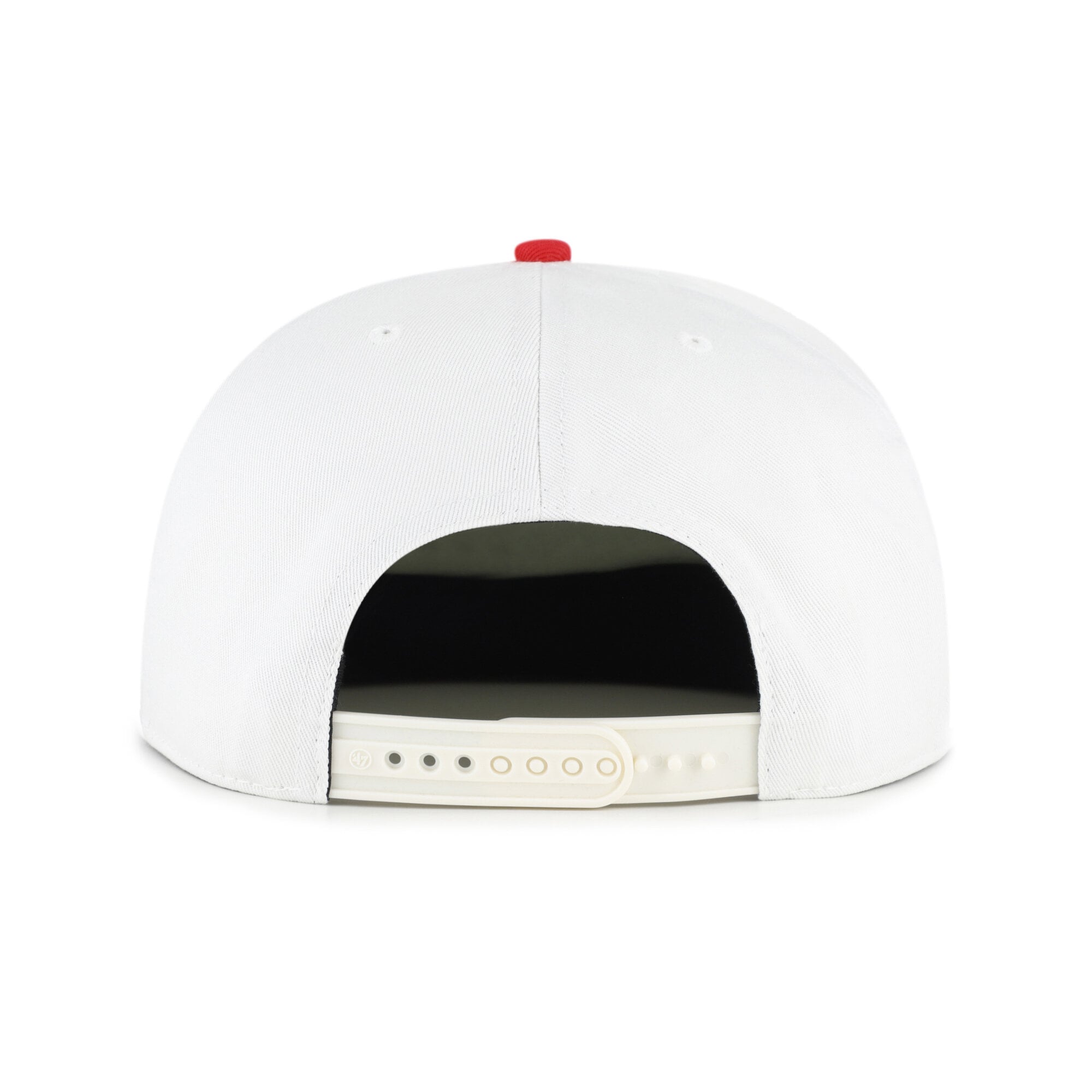 Casquette snapback capitaine Chicago Bulls Script Stack crème pour homme