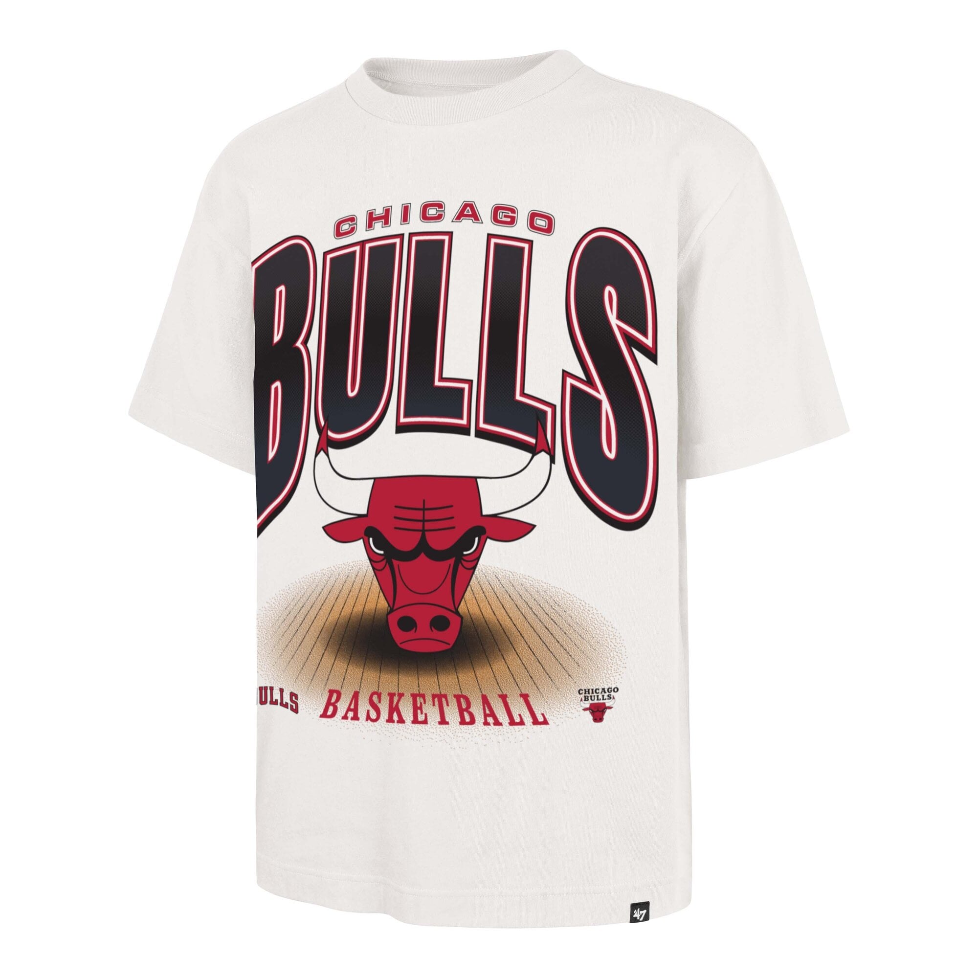 T-shirt homme '47 Cream Chicago Bulls Team Flex Foundation