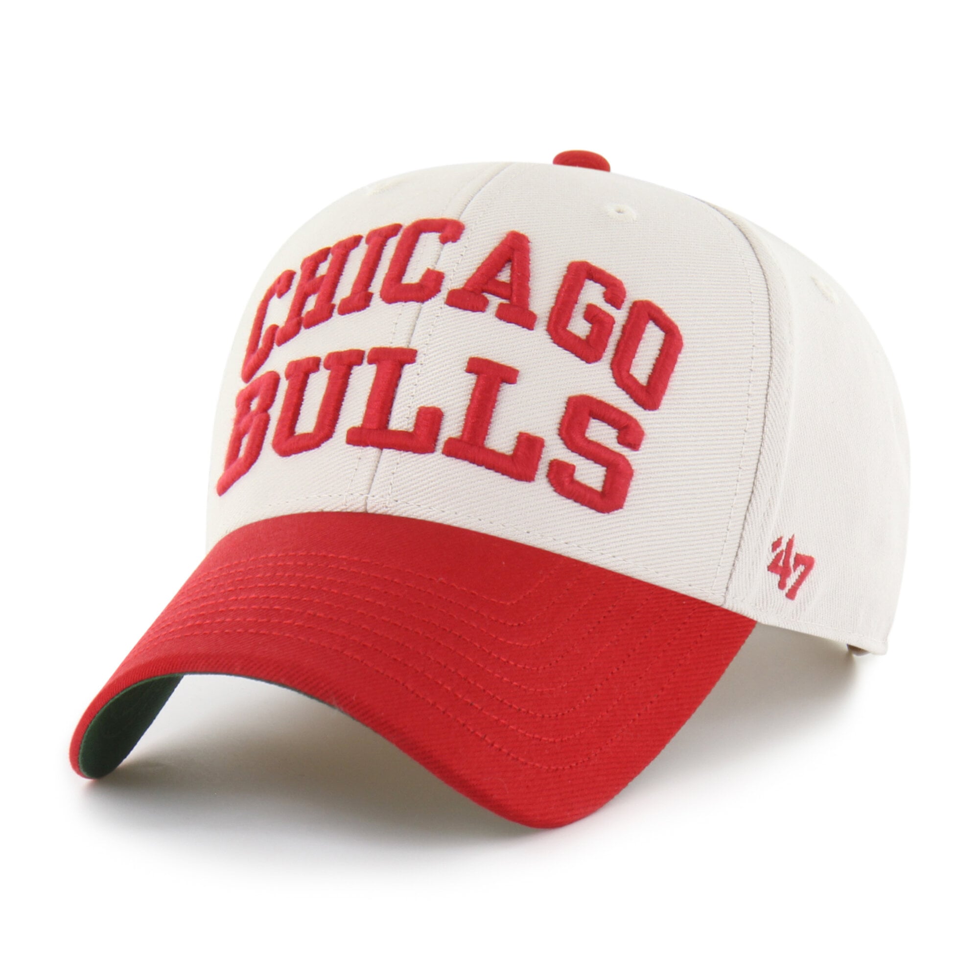 Casquette ajustable pour homme « 47 Natural Chicago Bulls Broke Line Loop MVP »