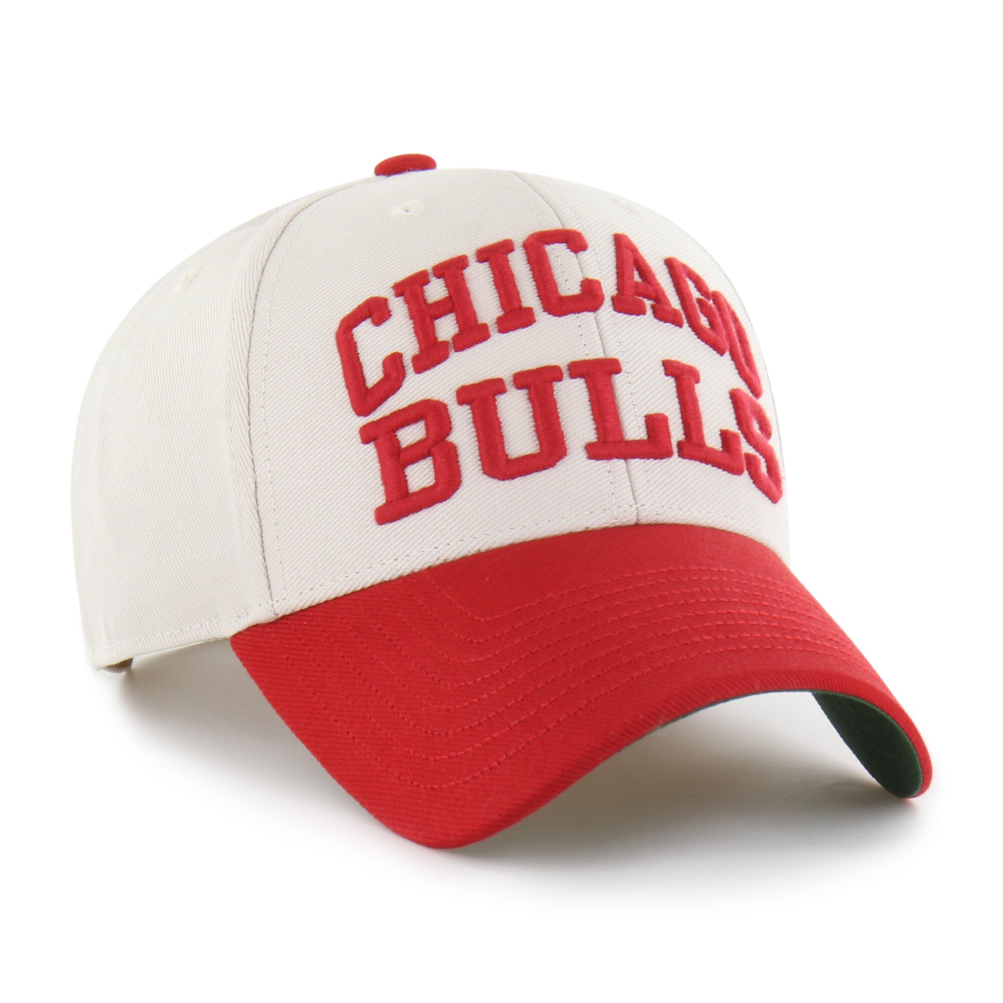 Casquette ajustable pour homme « 47 Natural Chicago Bulls Broke Line Loop MVP »