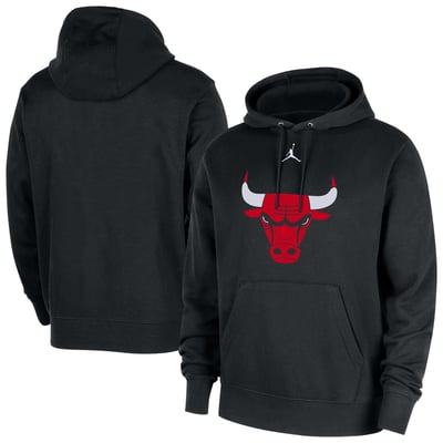  Chicago Bulls Jordan Brand Statement Edition Club Fleece Hoodie - Black