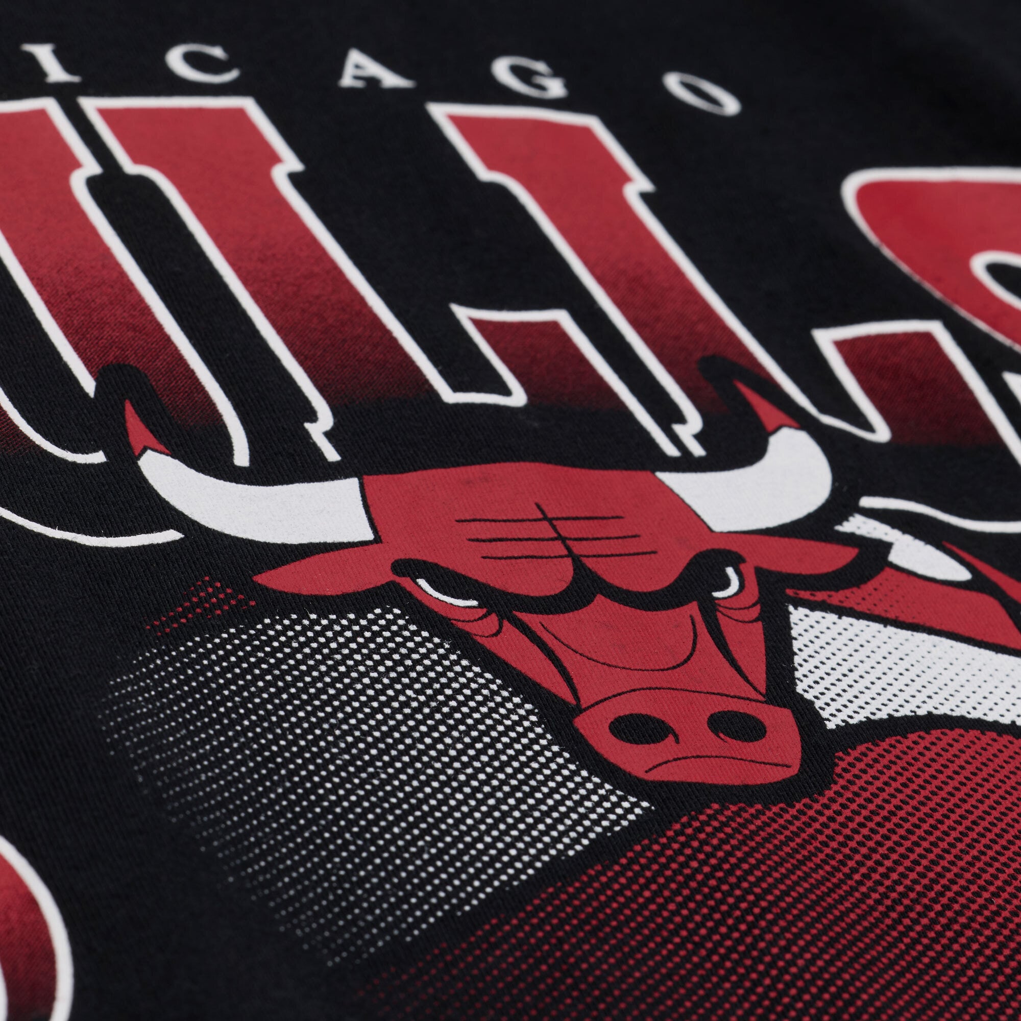 T-shirt graphique noir Mitchell & Ness Chicago Bulls pour homme