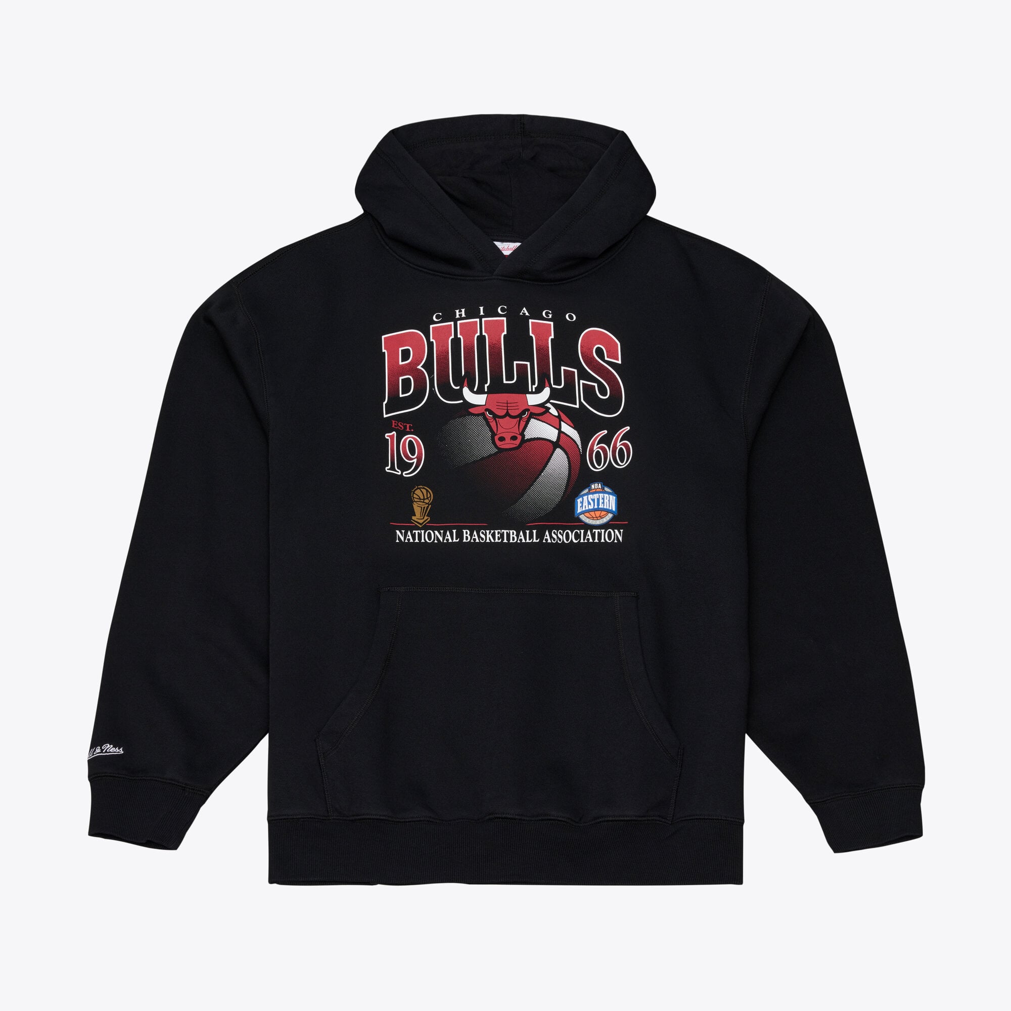 Men's Mitchell & Ness Black Chicago Bulls Street Graphics Hoodie