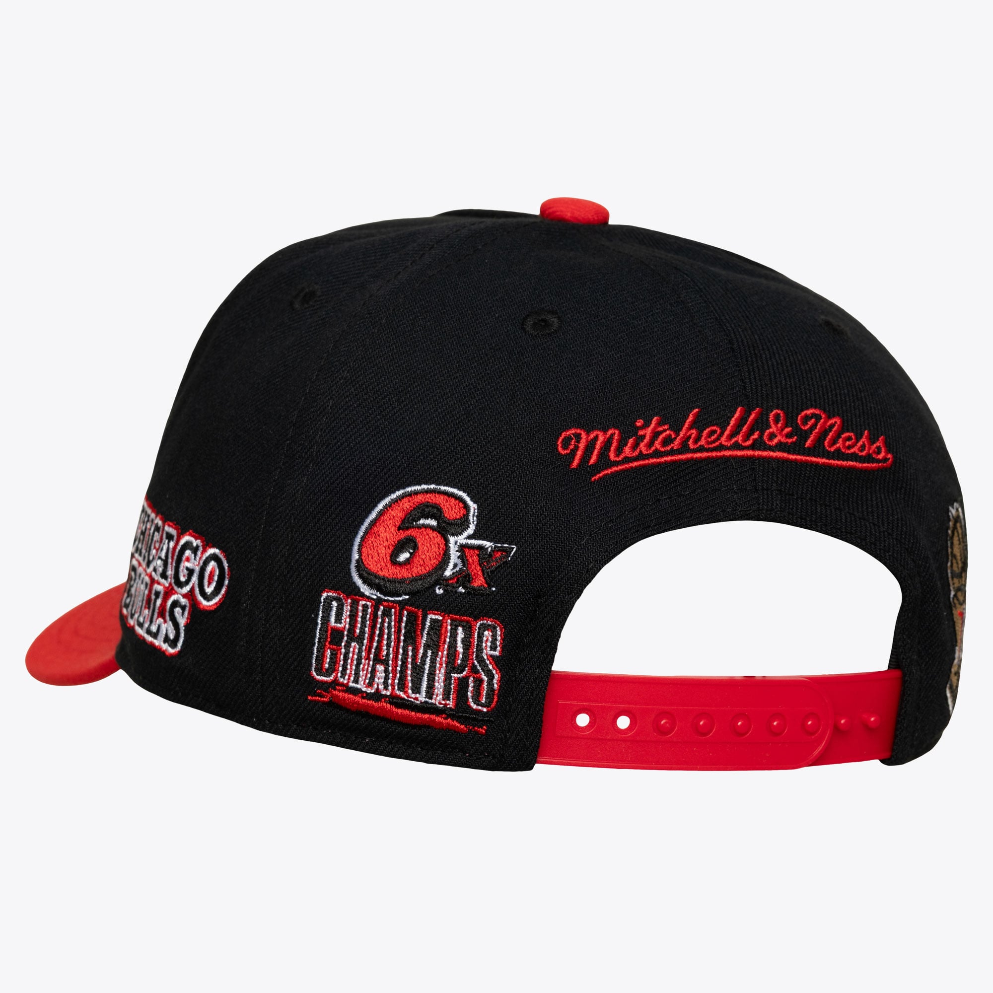 Men's Mitchell & Ness Black Chicago Bulls True Legacy Pro Snapback Hat