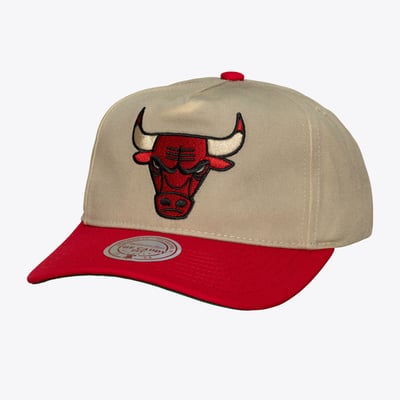 Chicago Bulls Mitchell & Ness Hardwood Classics Retro Roots Snapback Hat - Cream
