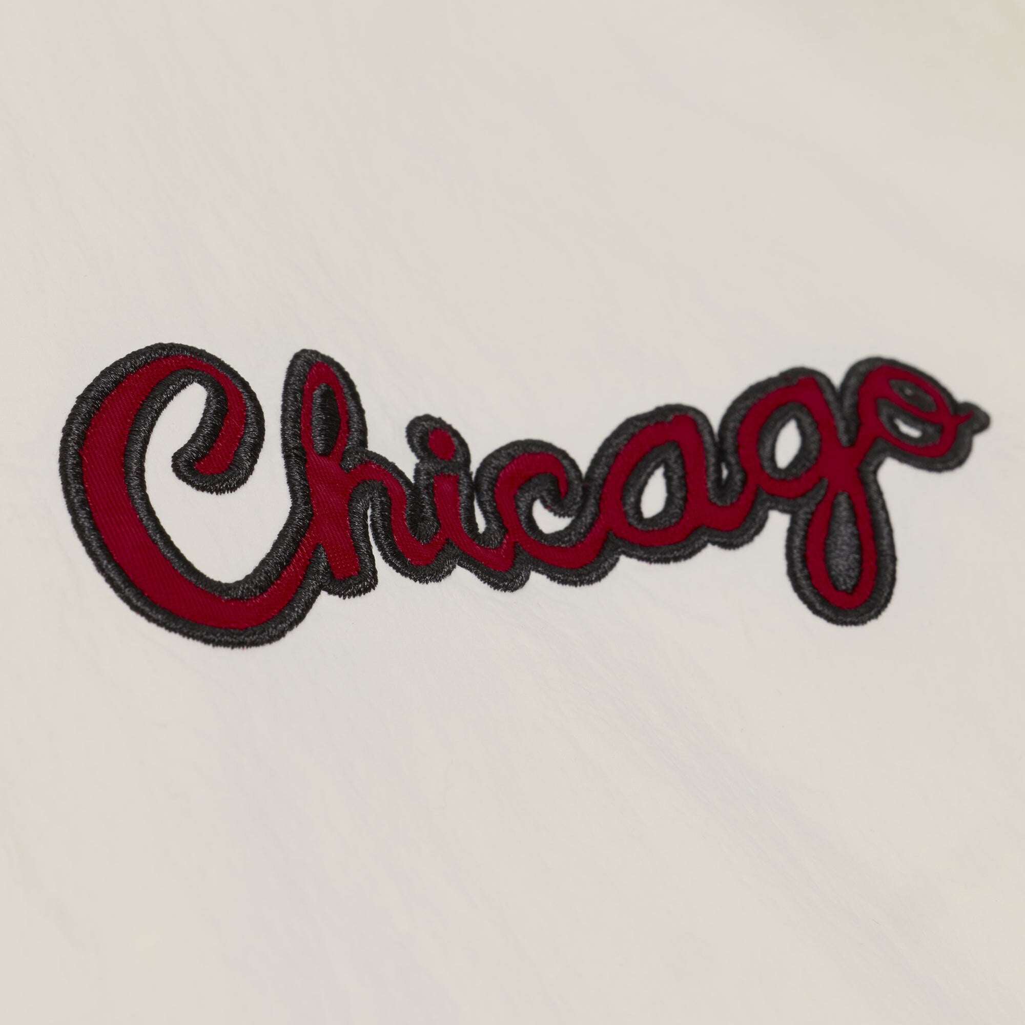 Men's Mitchell & Ness Cream Chicago Bulls Retro Root Full-Snap Coaches Jacket