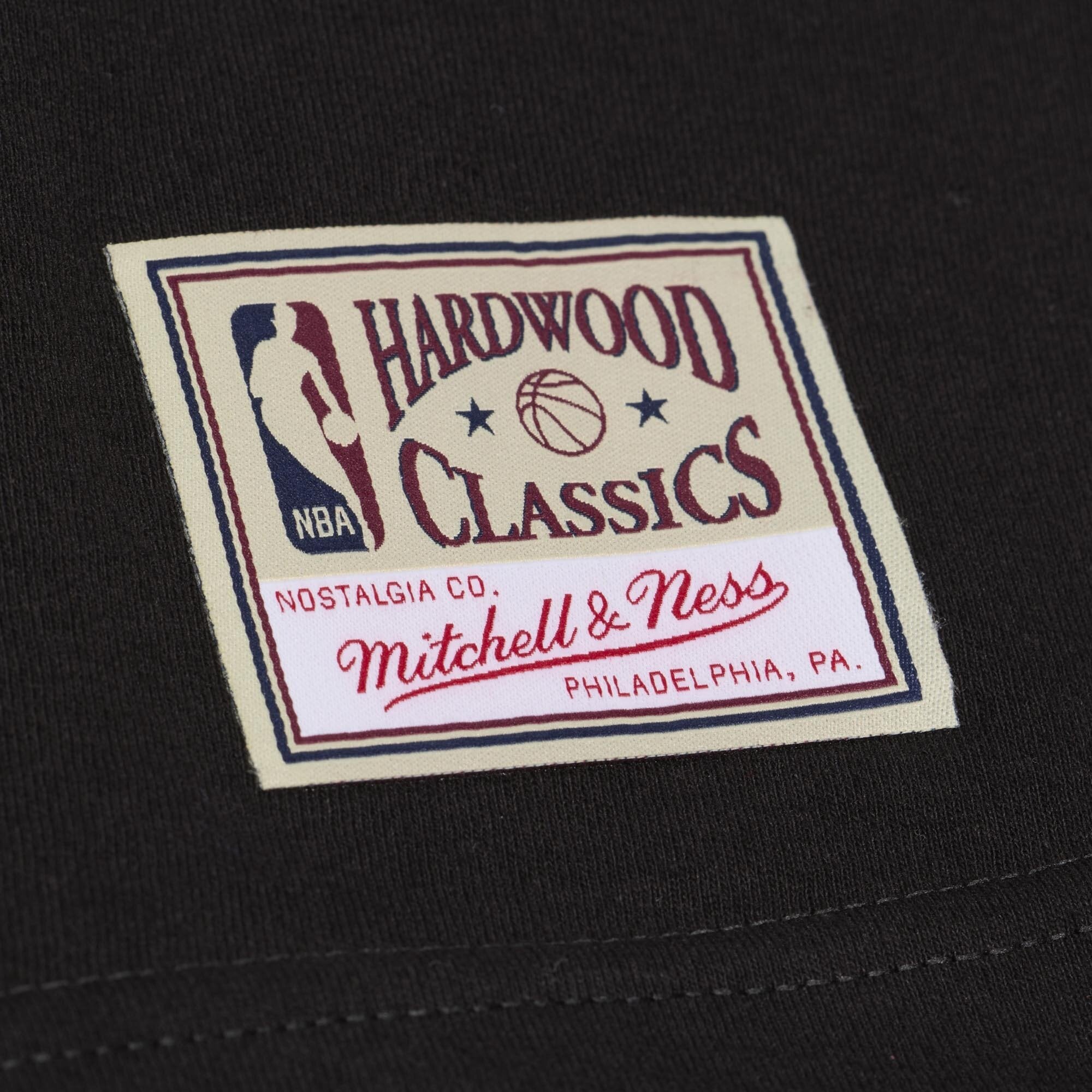 T-shirt classique Mitchell & Ness Dennis Rodman noir Chicago Bulls Hardwood Classics pour homme, avec nom et numéro