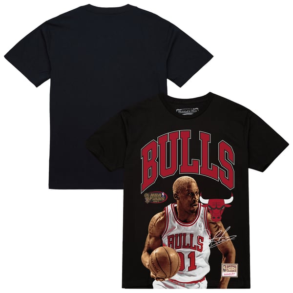 Maillot Mitchell & Ness 1995 Vert Signé Dennis Rodman - Chicago Bulls - Authentifié