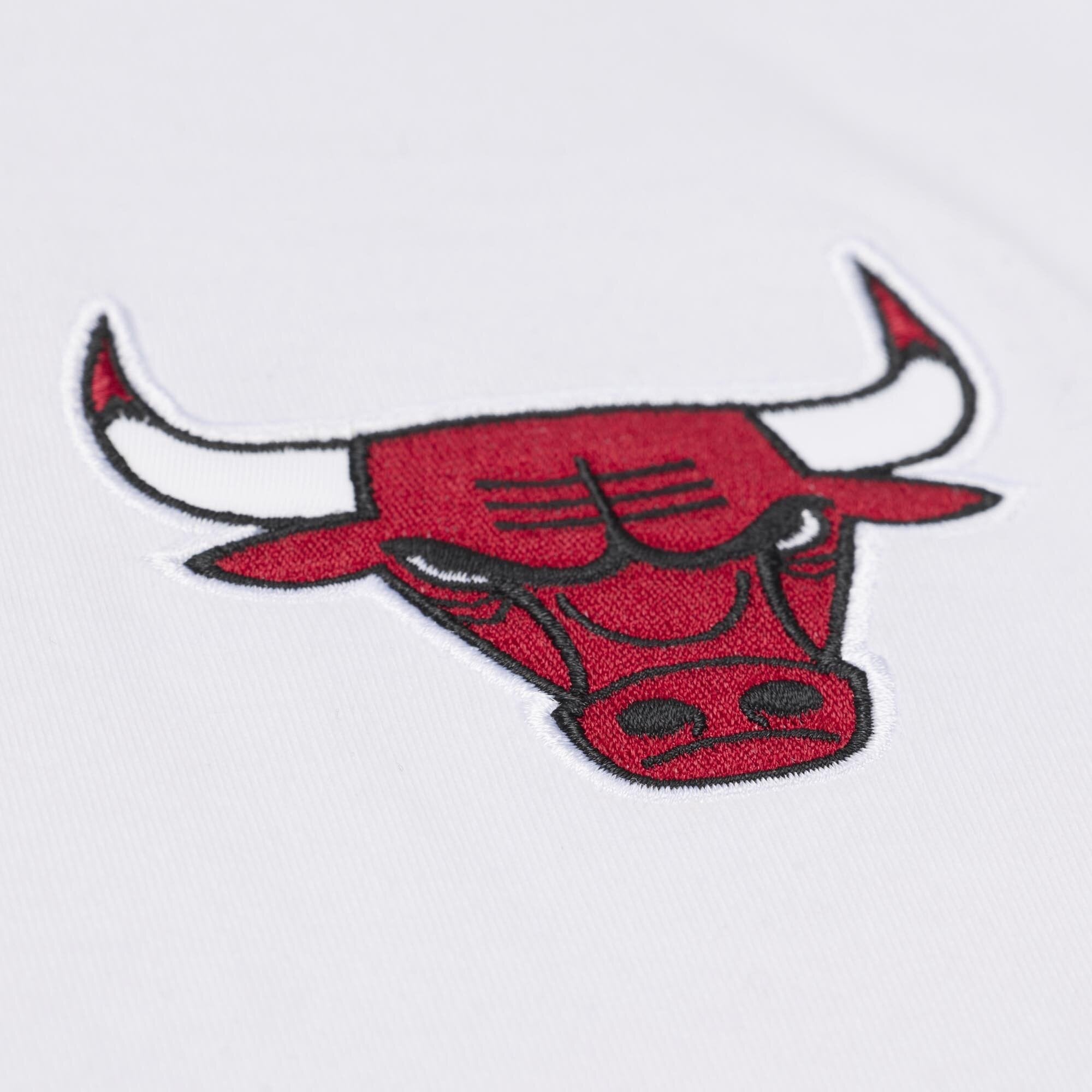 T-shirt Mitchell & Ness Dennis Rodman blanc Chicago Bulls Hardwood Classics pour homme, imprimé par sublimation