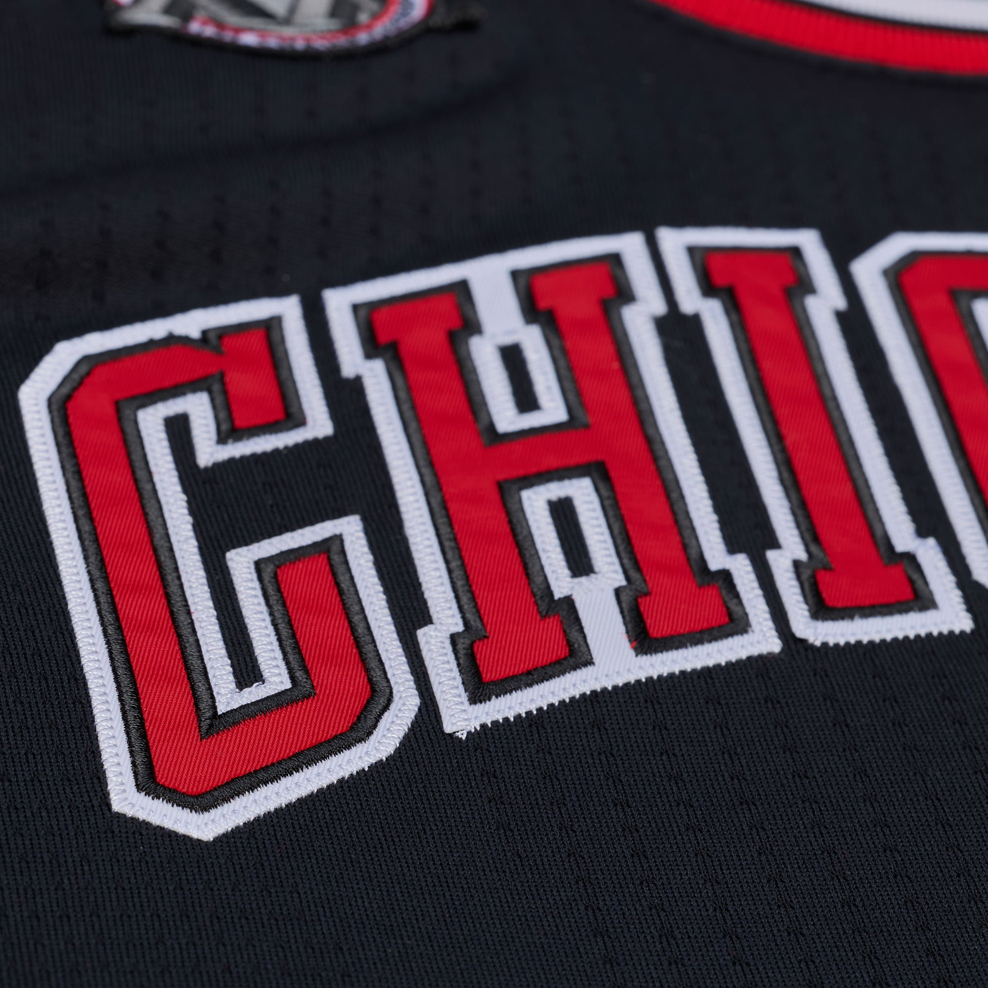 Maillot authentique Mitchell & Ness Derrick Rose rouge des Chicago Bulls 2008-09 pour homme