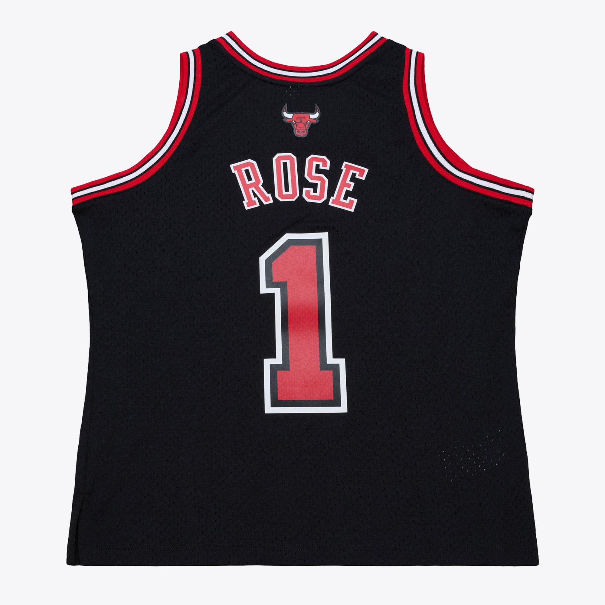 Maillot Swingman noir Mitchell & Ness Derrick Rose Chicago Bulls 11 pour homme