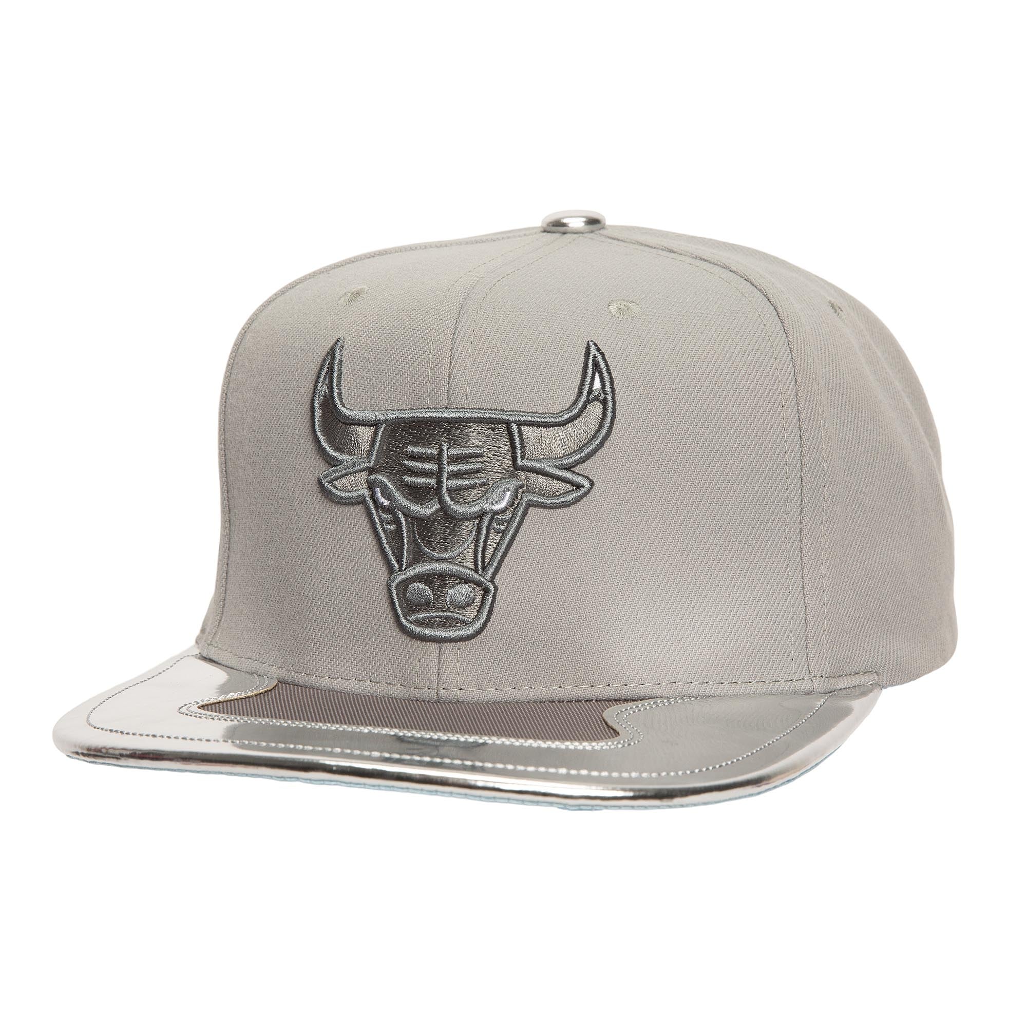 Casquette snapback Mitchell & Ness blanche Chicago Bulls pour homme, jour 11
