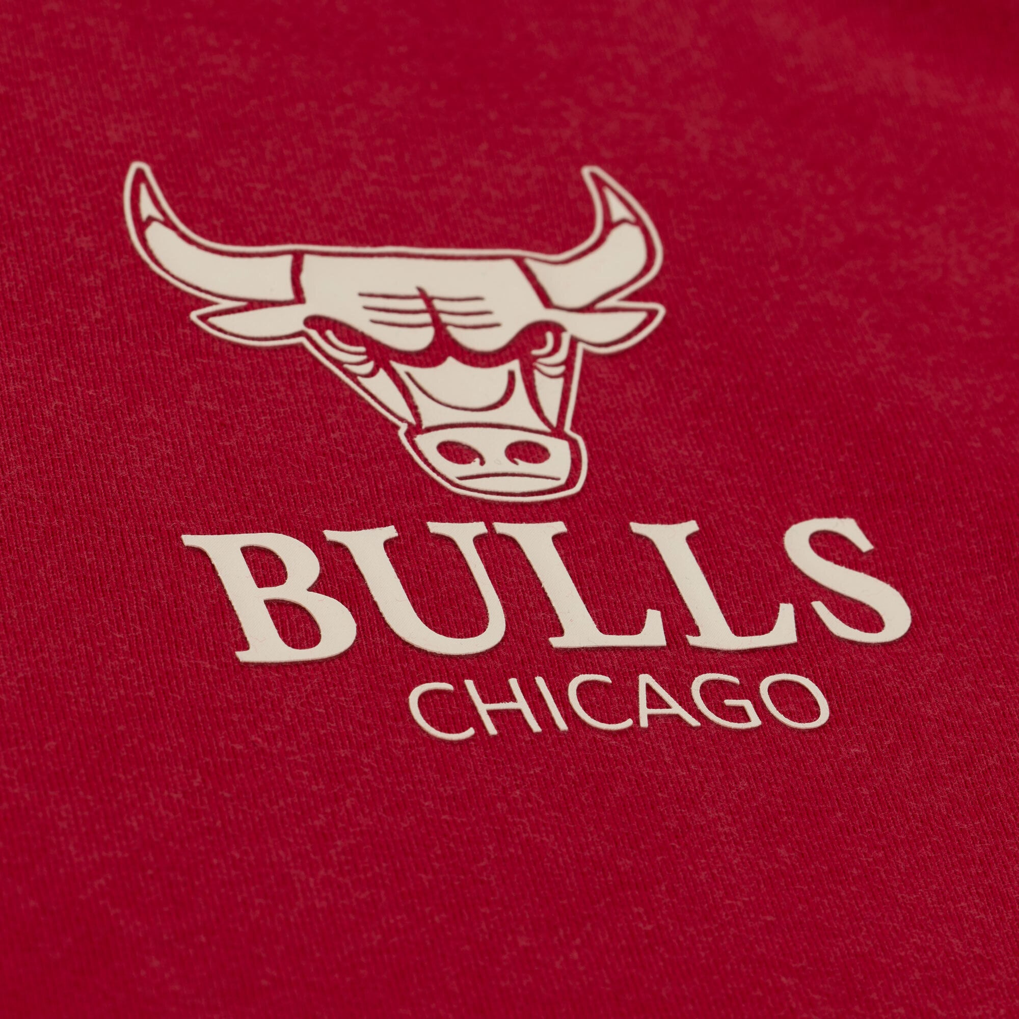 Men's Mitchell & Ness  Red Chicago Bulls Core Essentials T-Shirt